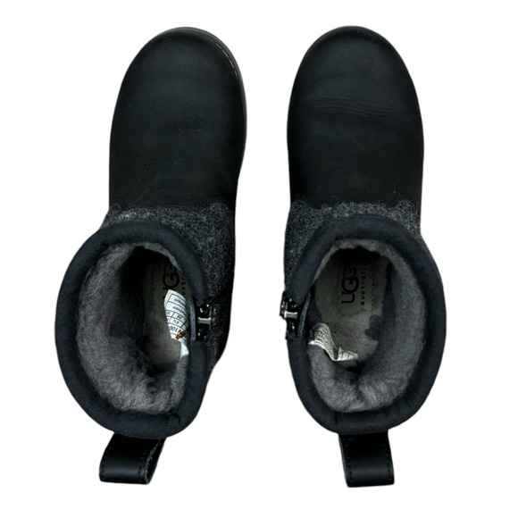 UGG Zip Up Chelsea Boots Wool 12T Little Boy - Picture 11 of 14
